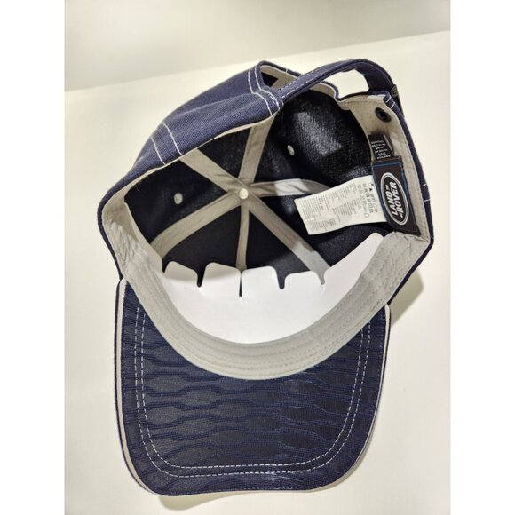 Land Rover Genuine Ball Hat Cap Blue Buckle Adult OSFA Raised Letters Clean - Picture 7 of 7